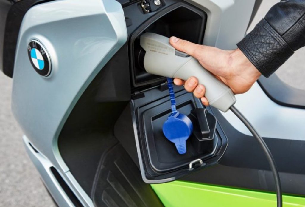 motorbike-charging electric motorbike charging